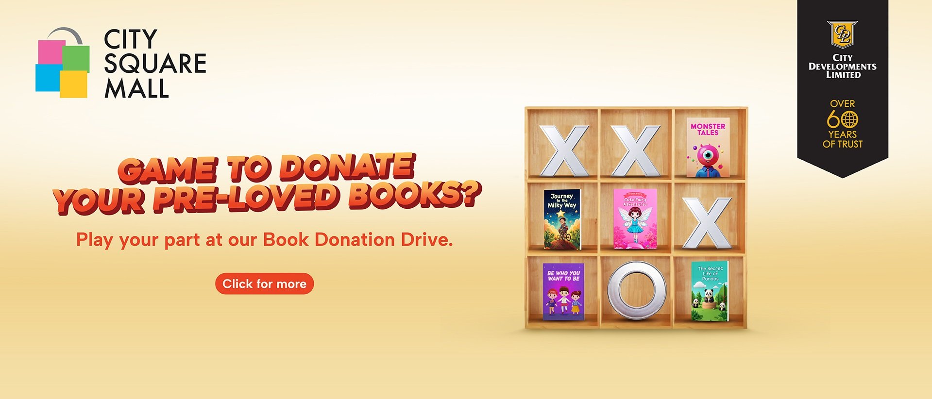 Game To Donate Your Pre-loved Books?