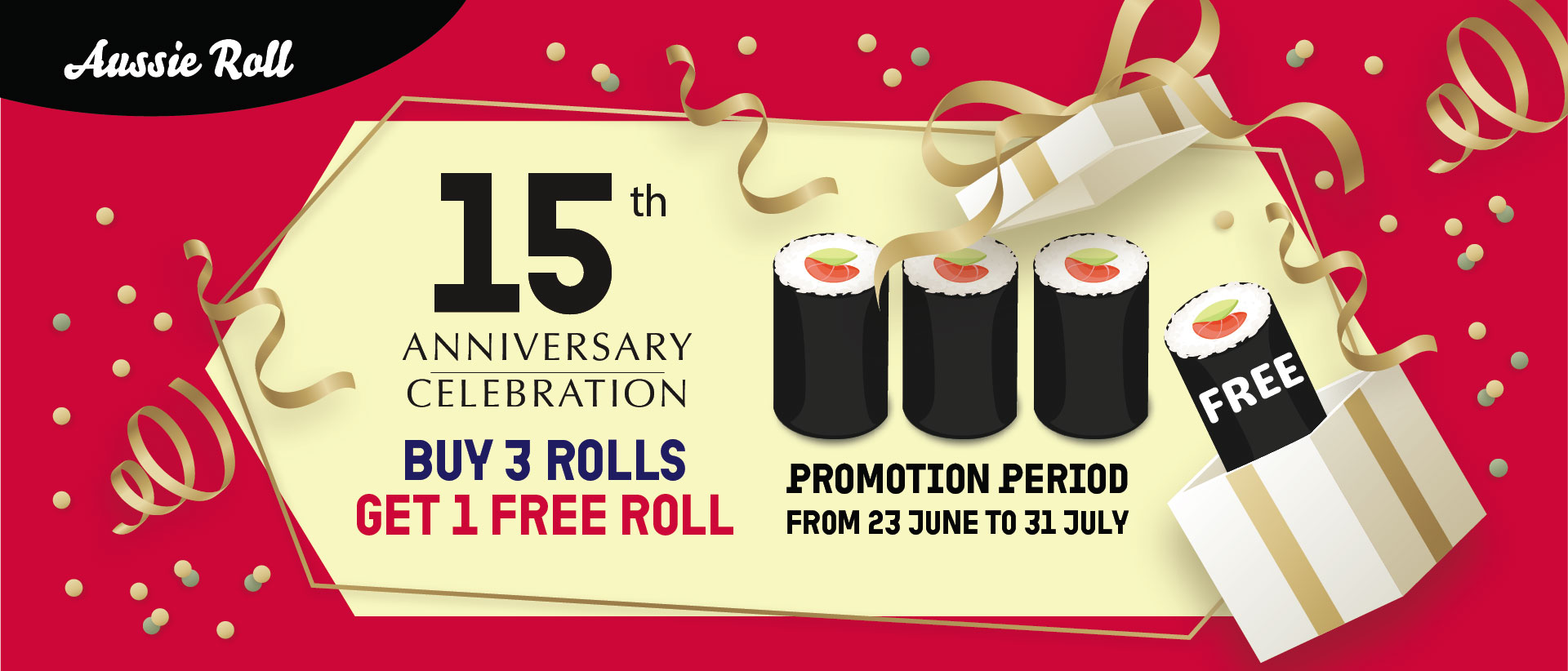 Buy any 3 Rolls, 1 Roll free