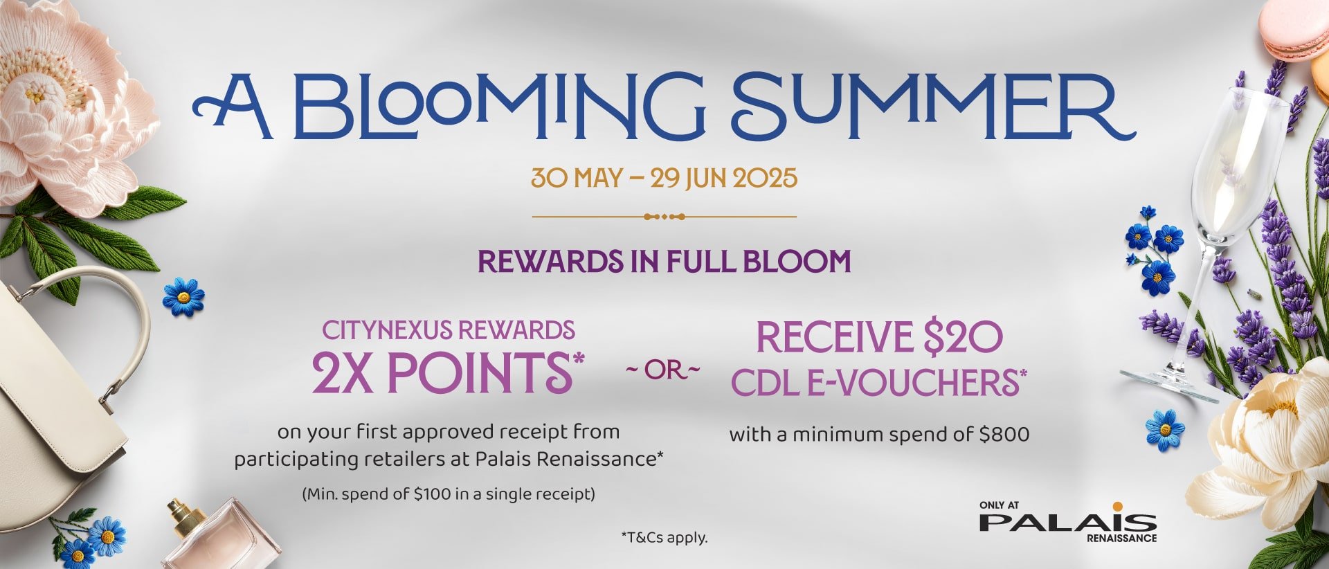 A Blooming Summer at Palais Renaissance