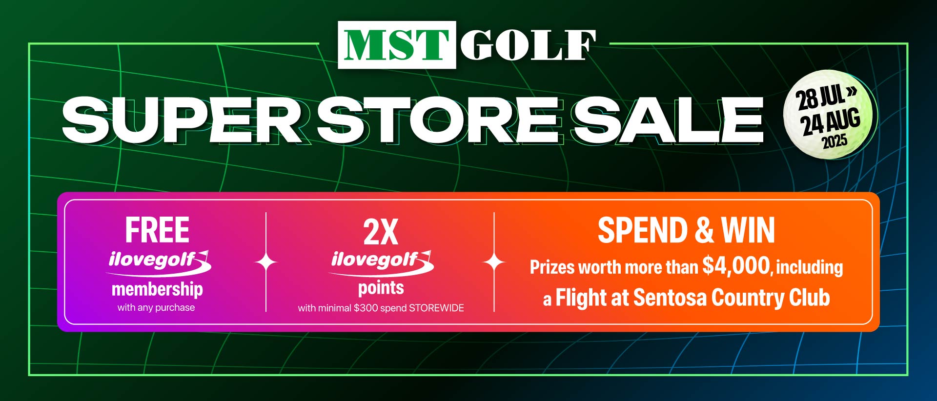 MST Golf Superstore Sale