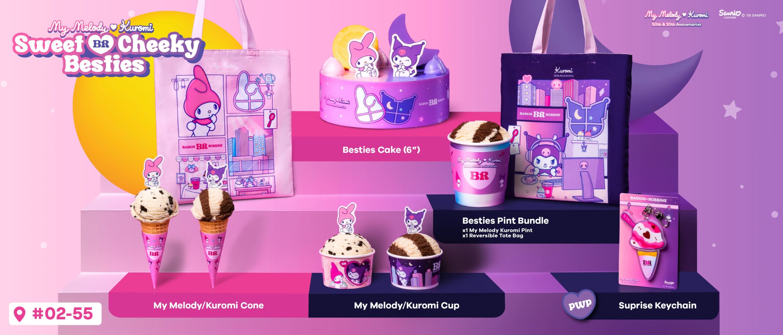 Celebrate Friendship with My Melody and Kuromi at Baskin-Robbins!