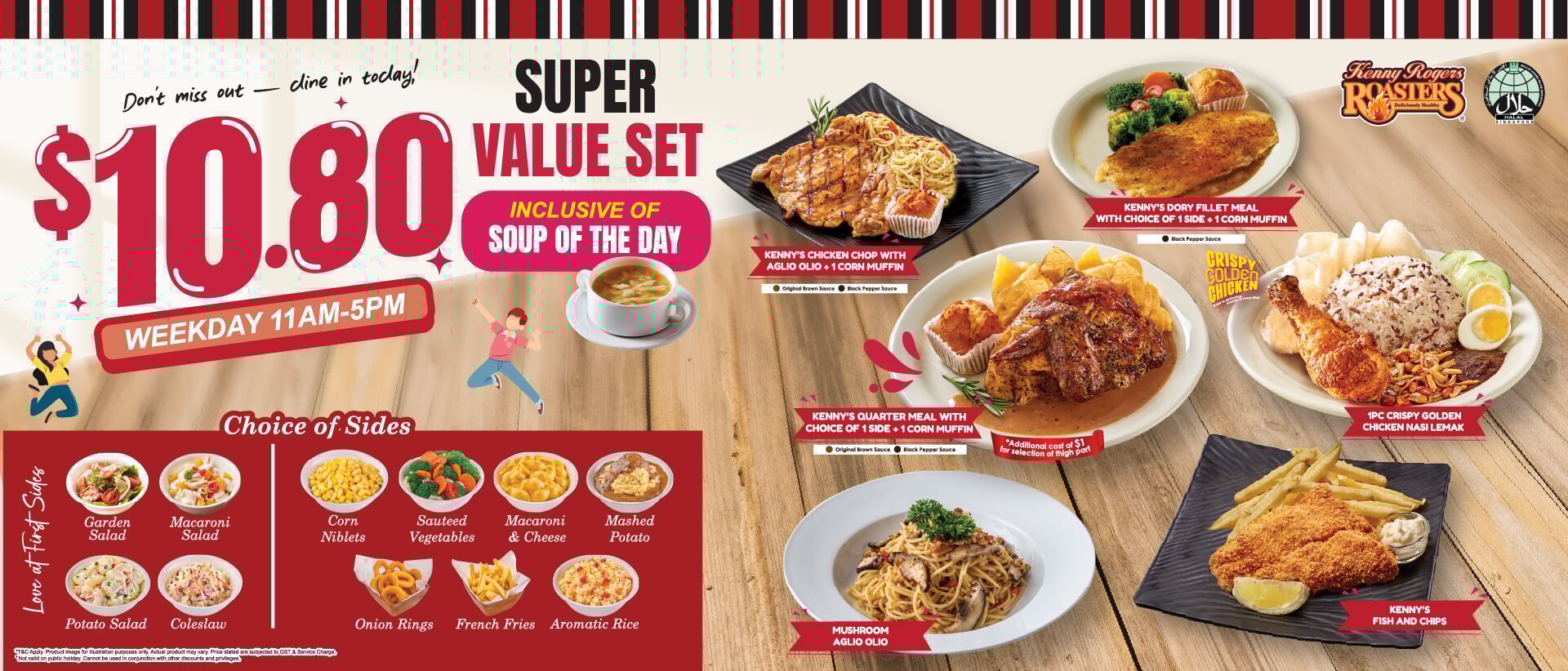 Kenny Rogers Roasters $10.80 Value Lunch