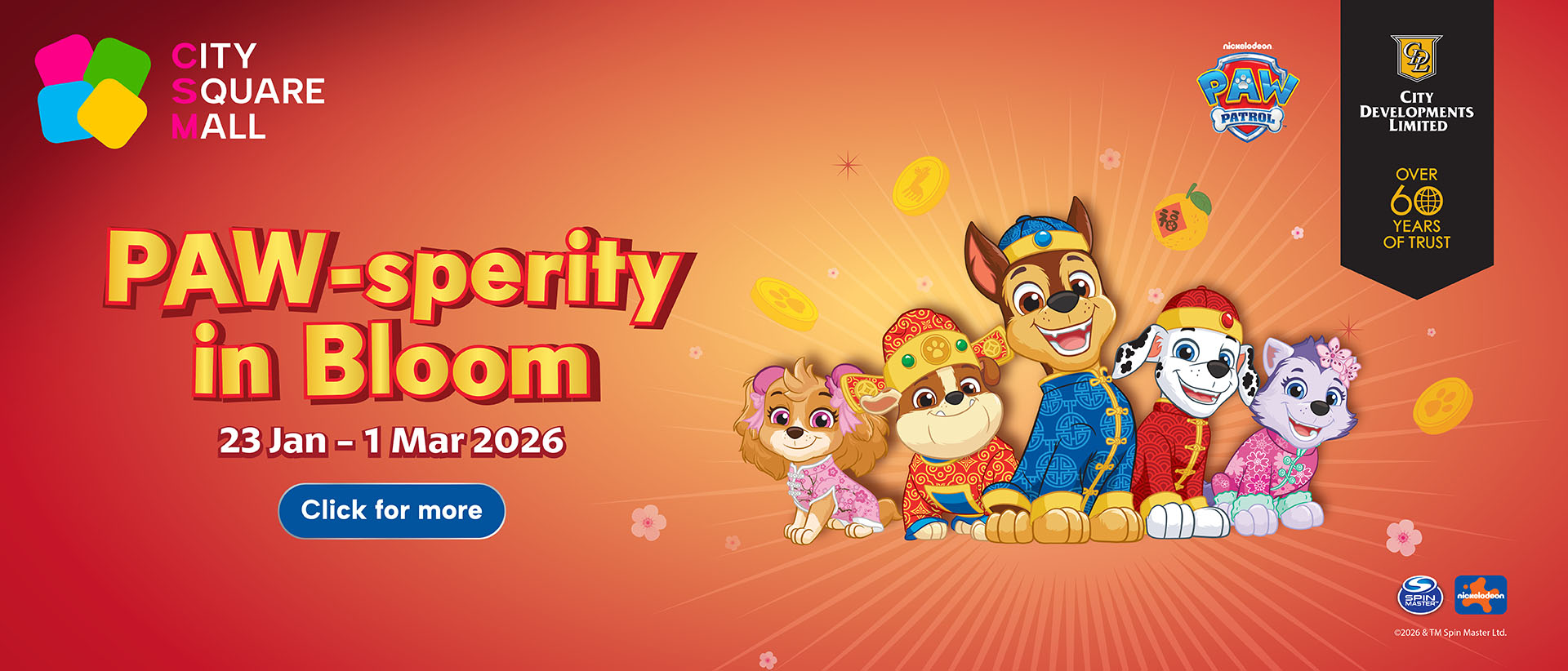 PAW-sperity in Bloom at City Square Mall