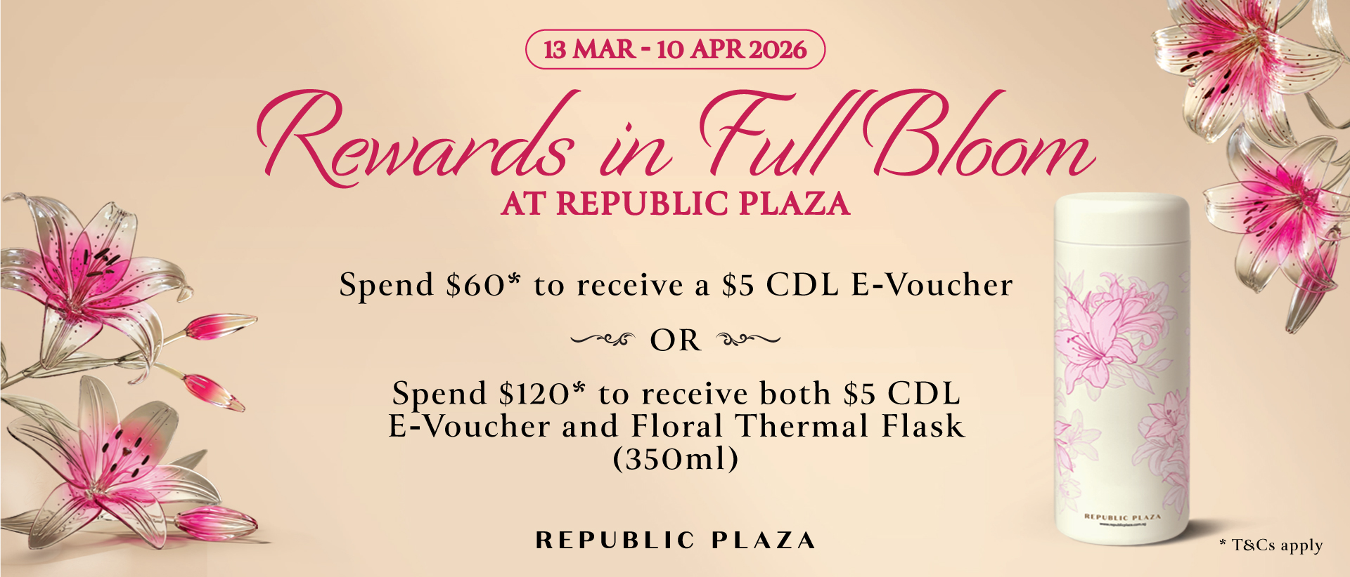 Rewards in Full Bloom at Republic Plaza