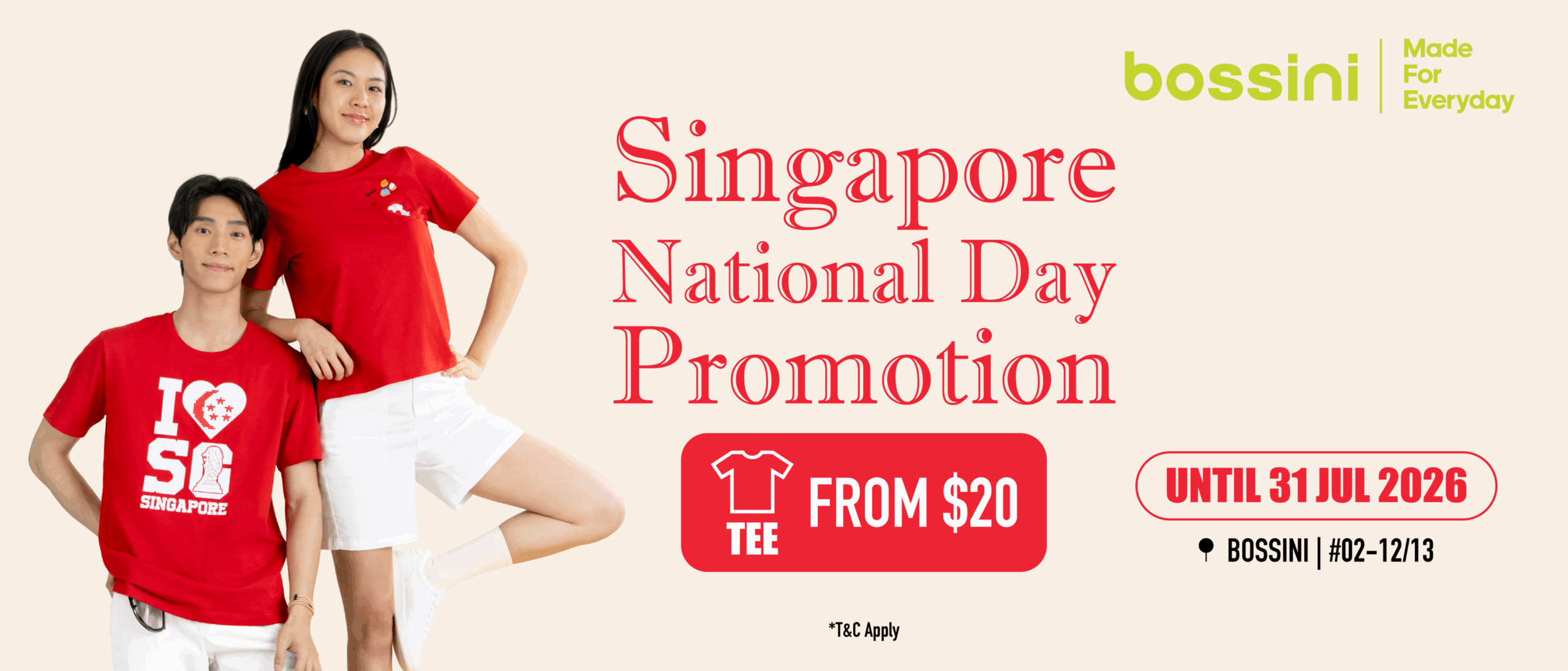Singapore National Day Collection Promotion
