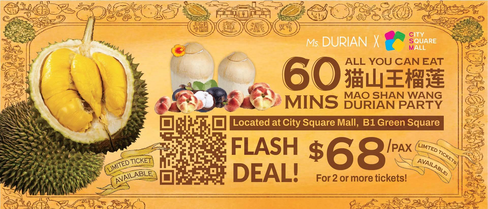 Mao Shan Wang Durian Party