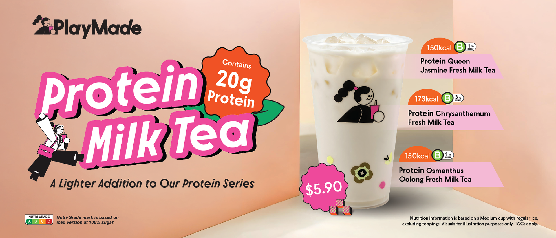 Craving milk tea? Power up your sip with protein!